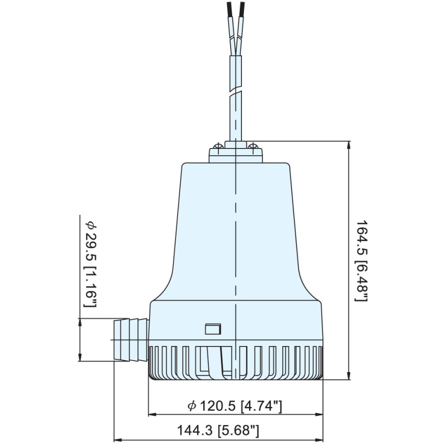 ANΤΛΙA ΣΕΝΤΙΝΑΣ 1750GPH